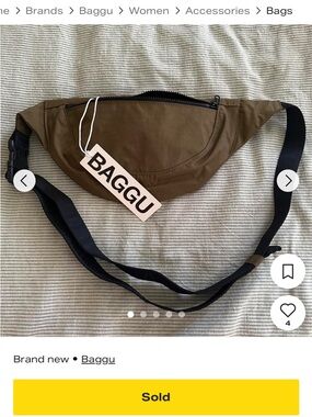 BAGGU Fanny Pack - Seaweed